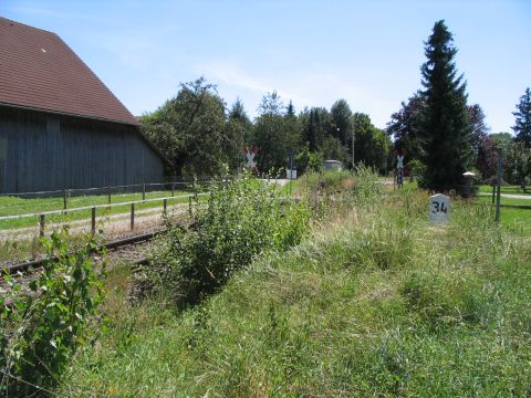 Abzweig zur Papierfabrik