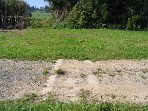 Gleisreste einer Feldbahn
