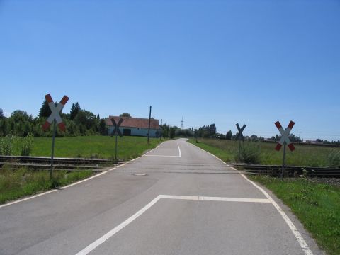 Bahn�berg�nge der Zufahrt