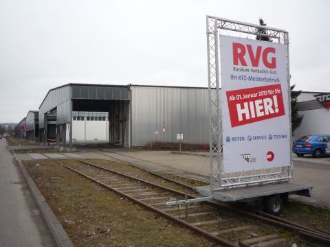 Abzweig zur Verladeanlage