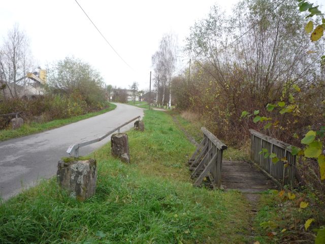 Br�cke �ber einen Altrheinarm