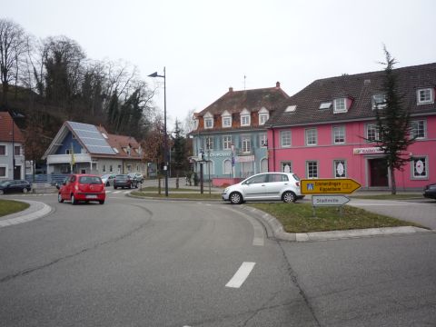 Einmndung der alten Trasse vor 1910