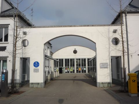 Einffahrt zum Stra�enbahndepot Nellingen