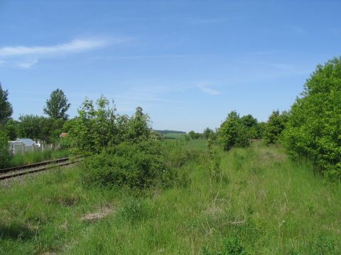 Abzweig der Strecke nach Keula