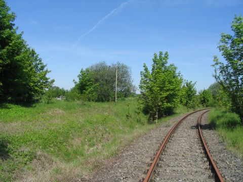 Abzweig der Strecke nach Keula