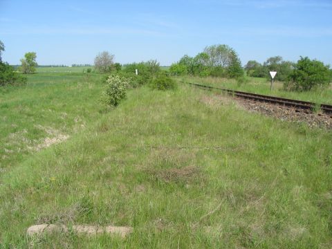 Abzweig der Strecke nach Keula