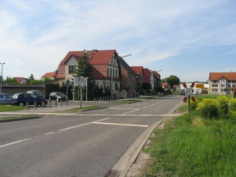 Bahn�bergang in Ebeleben