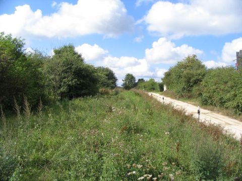 Zufahrt zu den Schachtanlagen