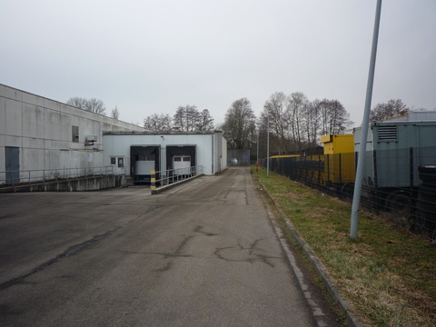 Ehemalige Br�cke �ber einen Wasserdurchlass