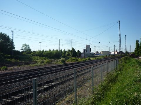 Ausfahrt aus Schwetzingen