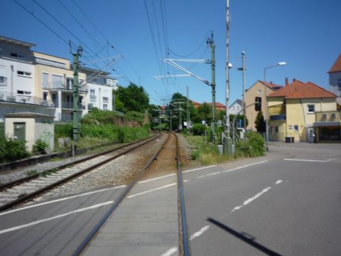 Bahn�bergang �ber die M�hlturmstra�e