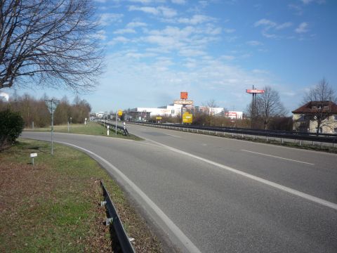 Bahn�bergang �ber die B 36