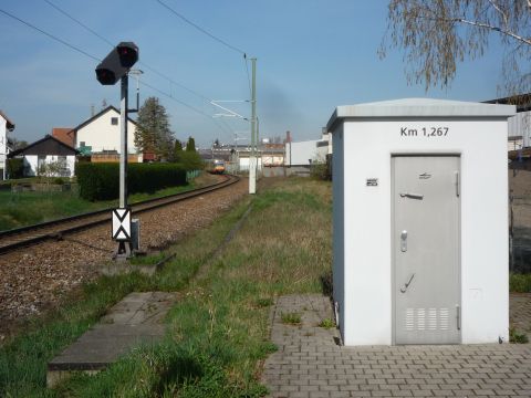 Beim Haltepunkt Rastatt-Beinle