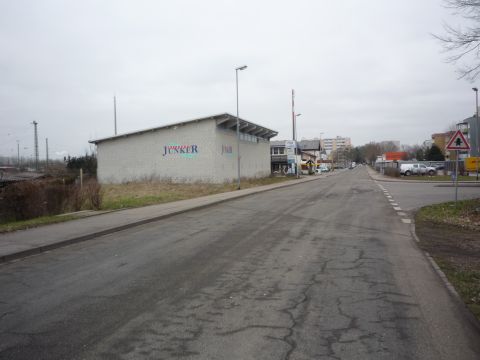 Bahn�bergang �ber die Vogesenstra�e