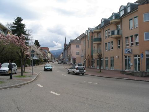 Einfahrt in die Werderstra�e