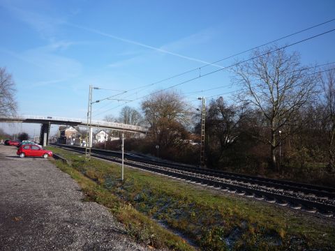 Kreuzung mit der Rheintalbahn