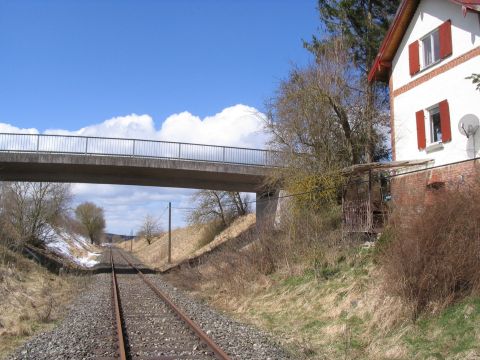 Stra�enbr�cke in Ostrach