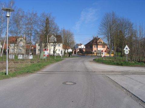 Zufahrt zum Raiffeisenlager