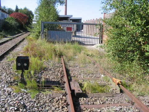 Einfahrt S�ddeutsche Altglas-Rohstoff GmbH