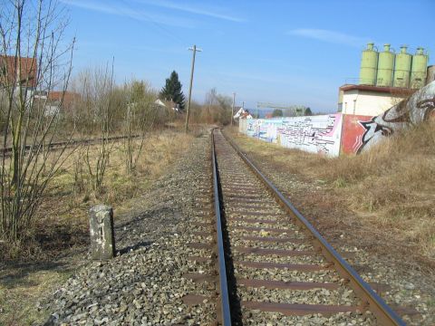Abzweig zum G�terbahnhof Baienfurt