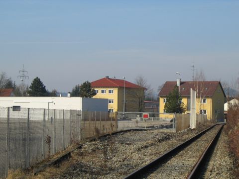 Ehemaliger Industrieanschluss in Niederbiegen