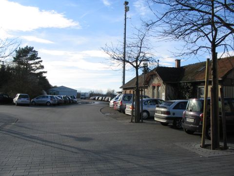 Zufahrt zur S�dbahn Friedrichshafen - Ulm