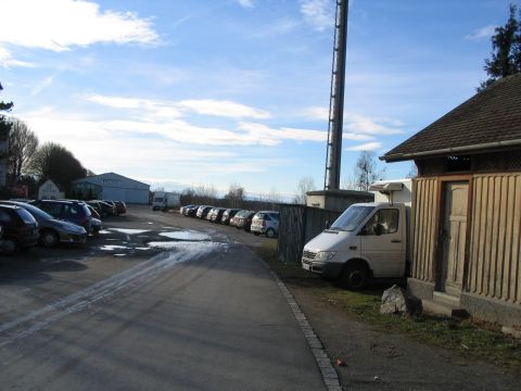 Zufahrt zur S�dbahn Friedrichshafen - Ulm