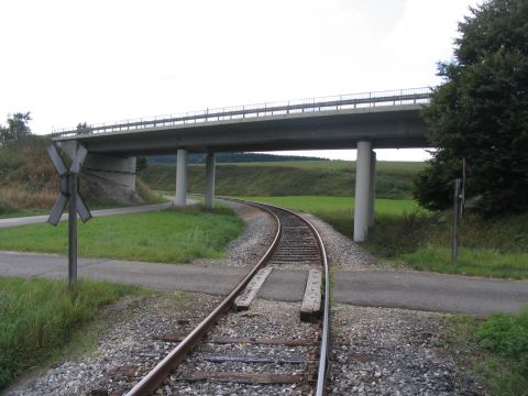 Br�cke der Bundesstra�e nach Gammertingen