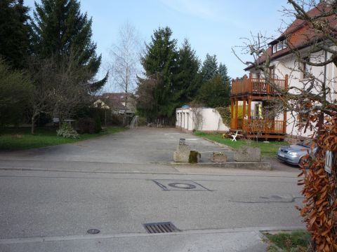 Ehemalige Bahn�bergang �ber die Ringstra�e