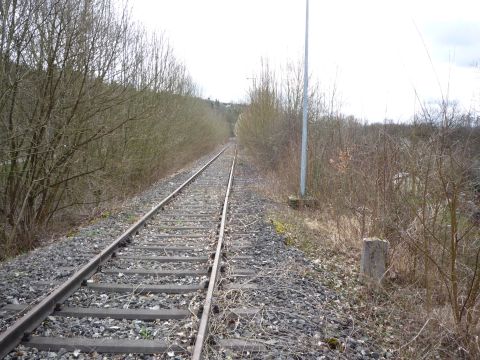 Beginn der Kraftwerksbahn