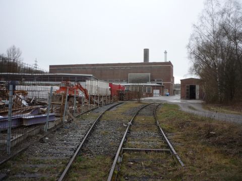 Einfahrt ins Kraftwerksgel�nde