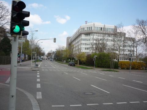 Zufahrt zum Werk S�dzucker AG