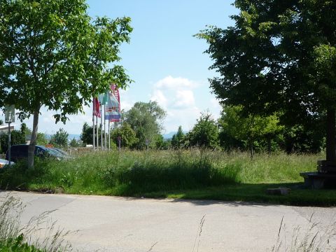 Bahn�bergang �ber die Bernhausener Stra�e