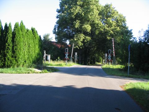 Bahn�bergang in Memmingen