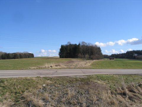 Bahn�bergang �ber die Stra�e von Kellm�nz nach Memmingen