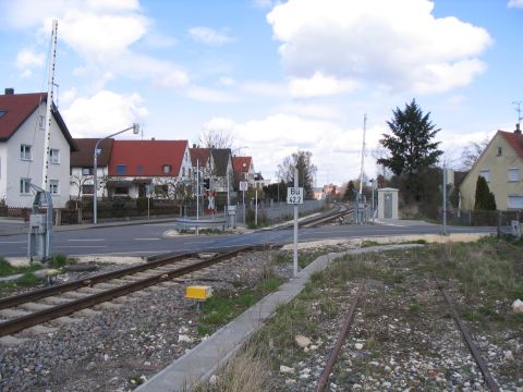 1. Bahn�bergang in Sontheim