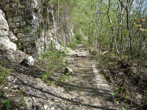 Br�cke zwischen Fluh und Rickenbachtunnel