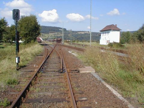 Einm�ndung in die Werratalbahn