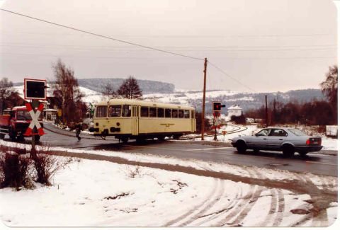 Bahn�bergang in Heimboldshausen