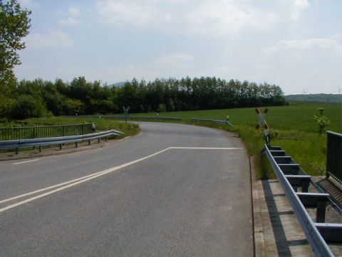 Bahn�bergang zwischen Schenklengsfeld und Wehrshausen