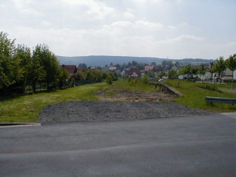 Bahn�bergang �ber die Kathuser Stra�e