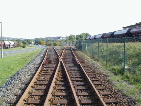 Abzweig ins Werksgel�nde