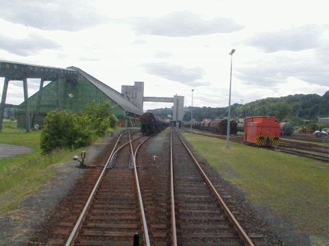 Zufahrt zu den Grubenanschlussbahnen