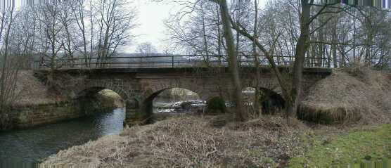 Br�cke �ber die Haune, Seitenansicht