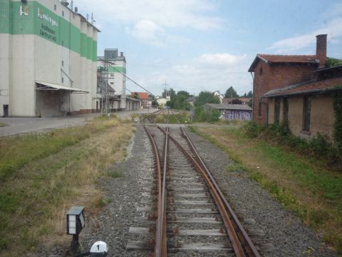 Einfahrt Bahnhof H�ffenhardt