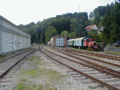 G�terbahnhof Kandern, Blick zur�ck