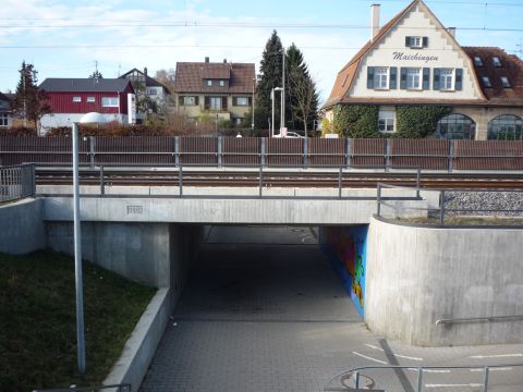 Br�cke �ber einen Weg