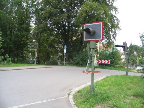 Bahn�bergang in Reutlingen