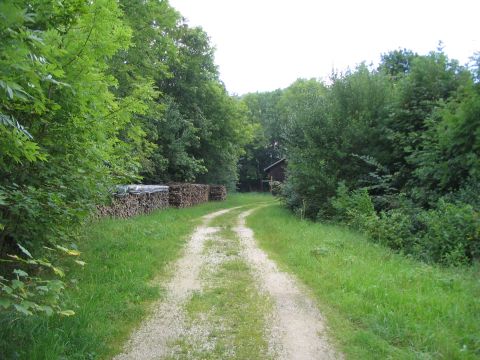 Zufahrt zum Lokschuppen Lichtenstein
