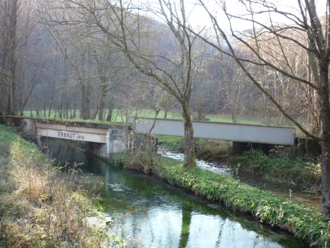 Br�cken �ber Erms und unteren M�hlkanal